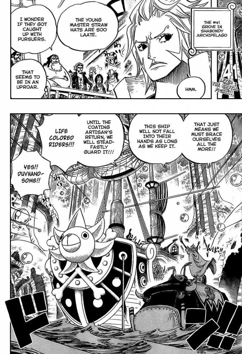 One Piece Manga Chapter 514 page 2 - Mushrooms-Grow-From-the-Body Mushroom