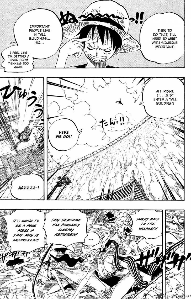 One Piece Manga Chapter 517 page 17 - Bathing