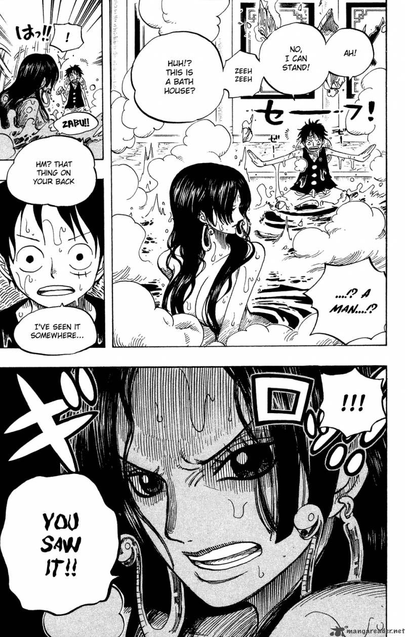 One Piece Manga Chapter 517 page 19 - Bathing