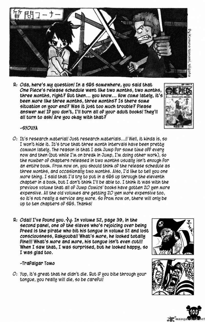 One Piece Manga Chapter 517 page 20 - Bathing