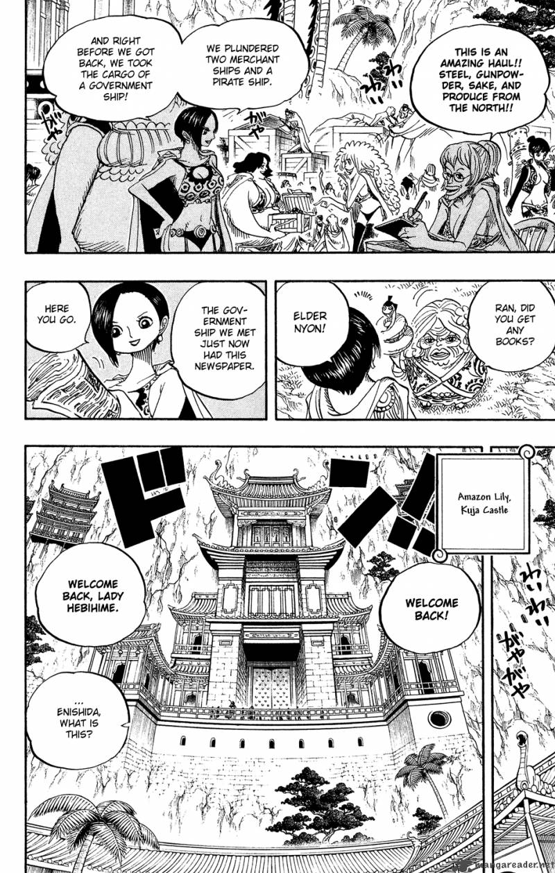 One Piece Manga Chapter 517 page 4 - Bathing
