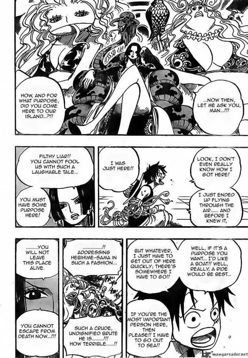 One Piece Manga Chapter 518 page 8 - The Arena