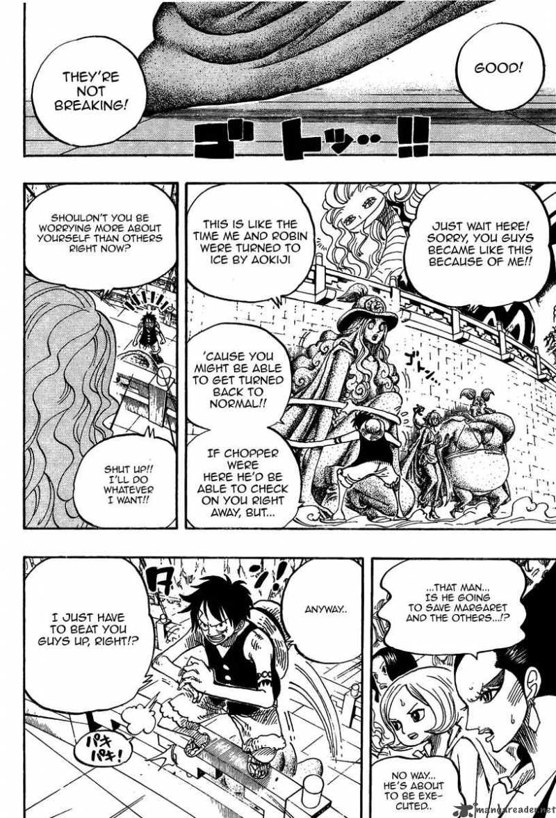 One Piece Manga Chapter 519 page 4 - A King's Disposition