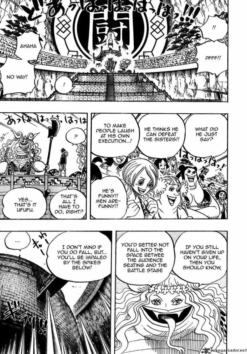 One Piece Manga Chapter 519 page 5 - A King's Disposition