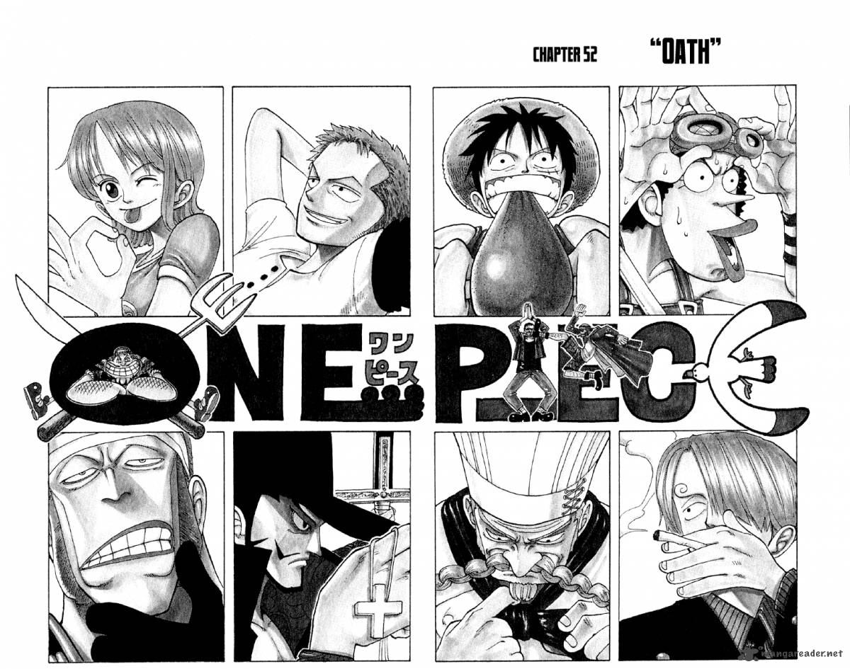One Piece Manga Chapter 52 page 3 - The Oath