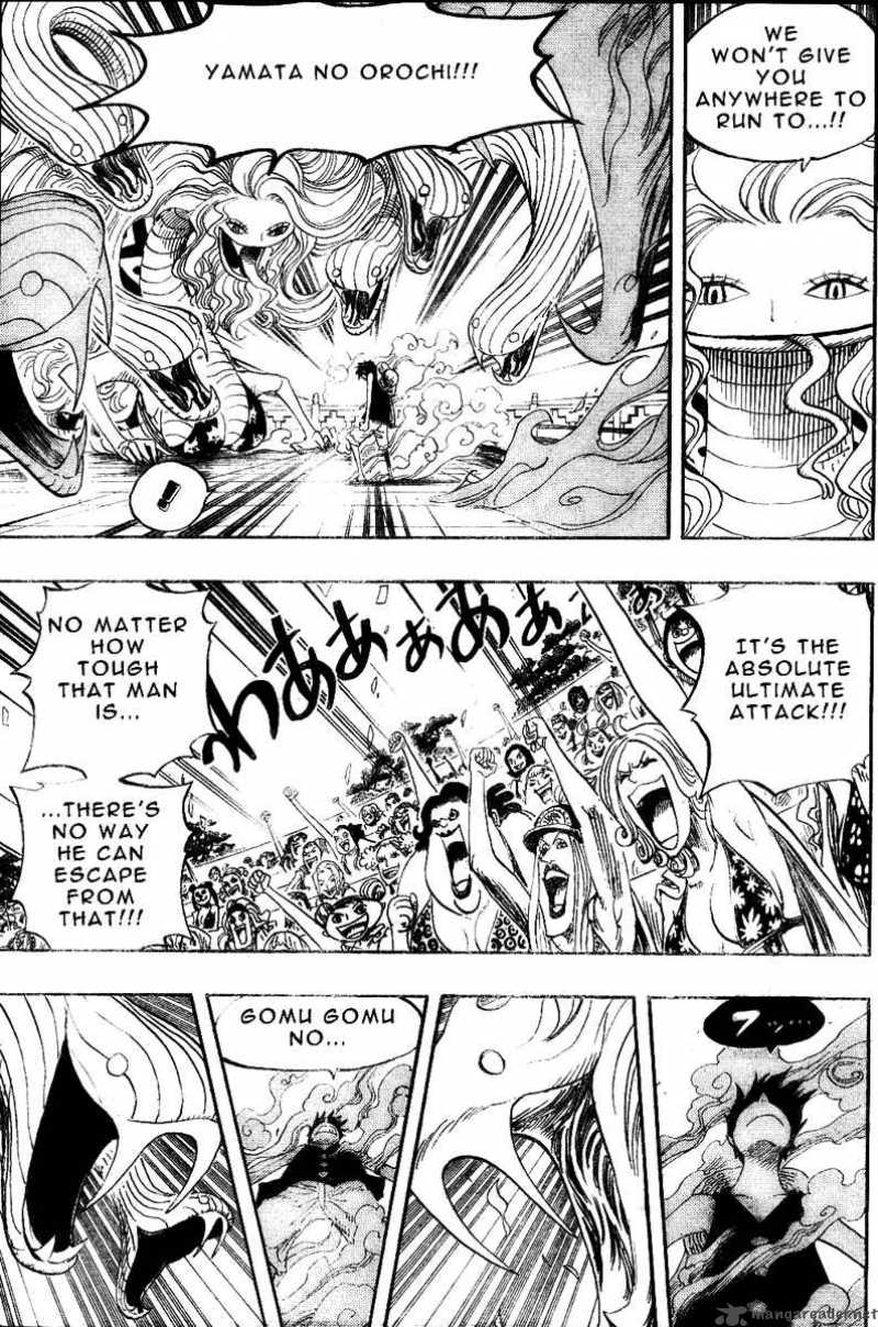 One Piece Manga Chapter 520 page 10 - Eye of the Gorgon