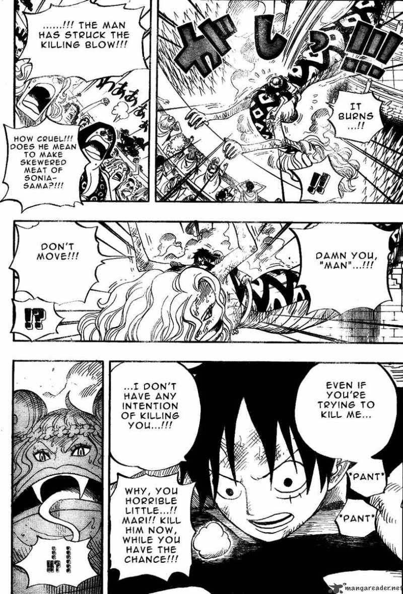 One Piece Manga Chapter 520 page 14 - Eye of the Gorgon
