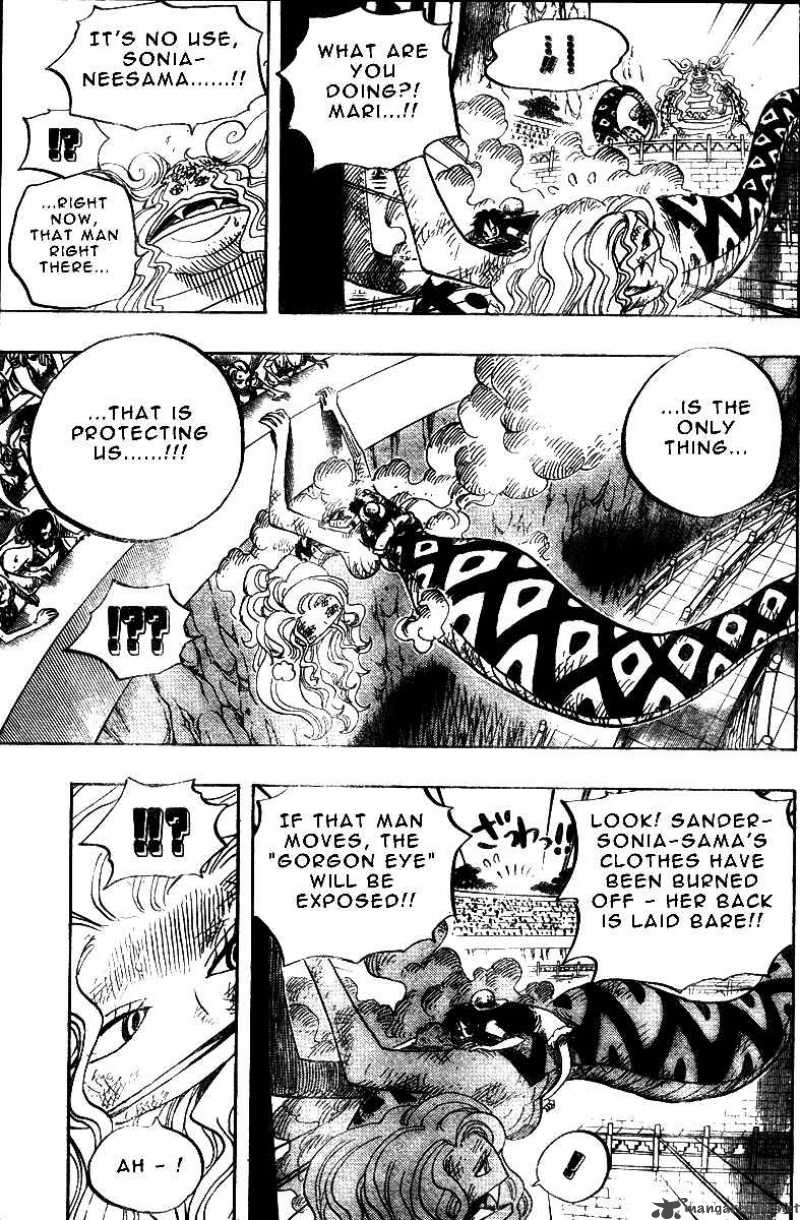 One Piece Manga Chapter 520 page 15 - Eye of the Gorgon