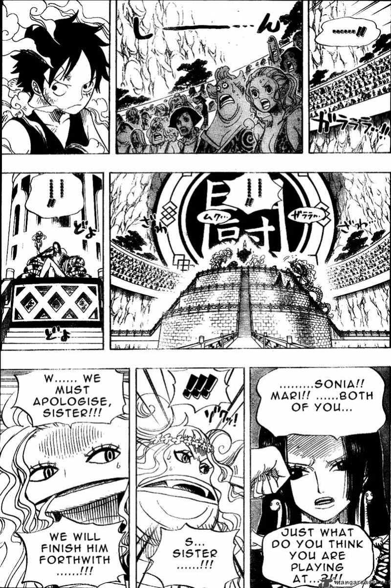 One Piece Manga Chapter 520 page 8 - Eye of the Gorgon