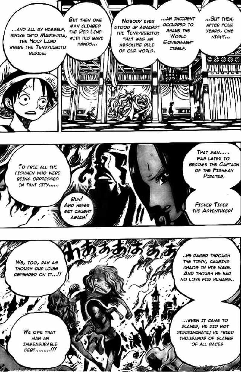 One Piece Manga Chapter 521 page 15 - Hoof of the Celestial Dragon