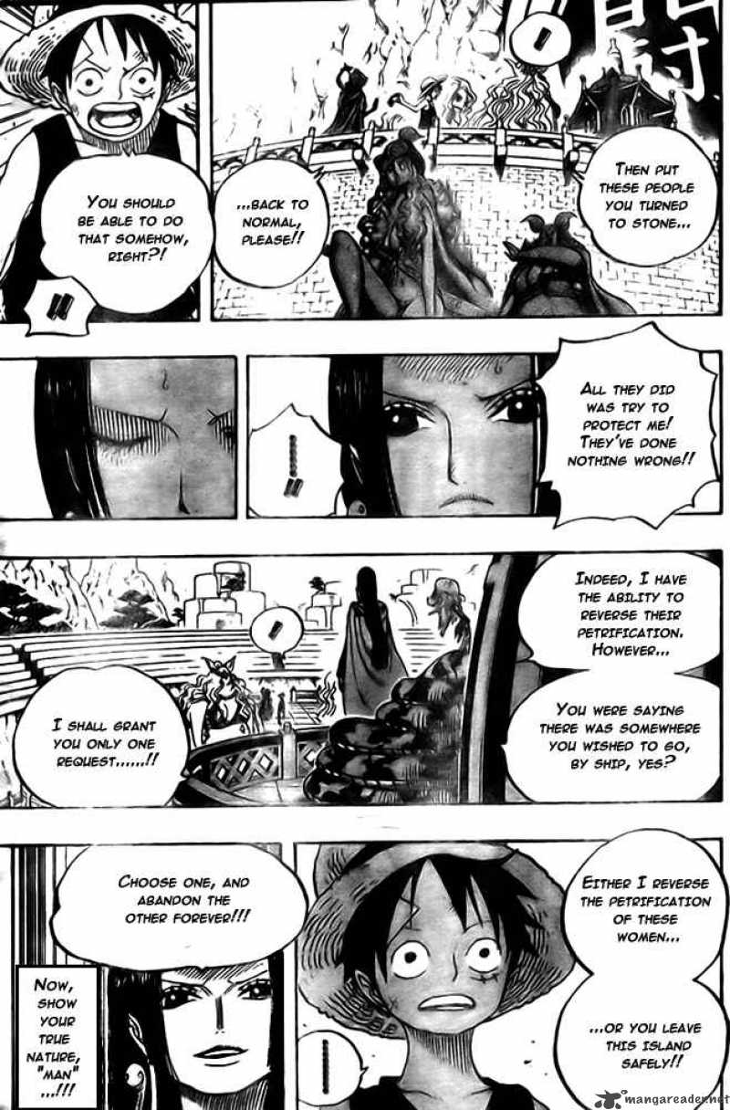 One Piece Manga Chapter 521 page 3 - Hoof of the Celestial Dragon