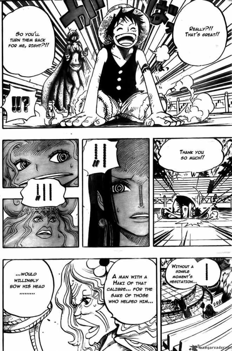 One Piece Manga Chapter 521 page 4 - Hoof of the Celestial Dragon