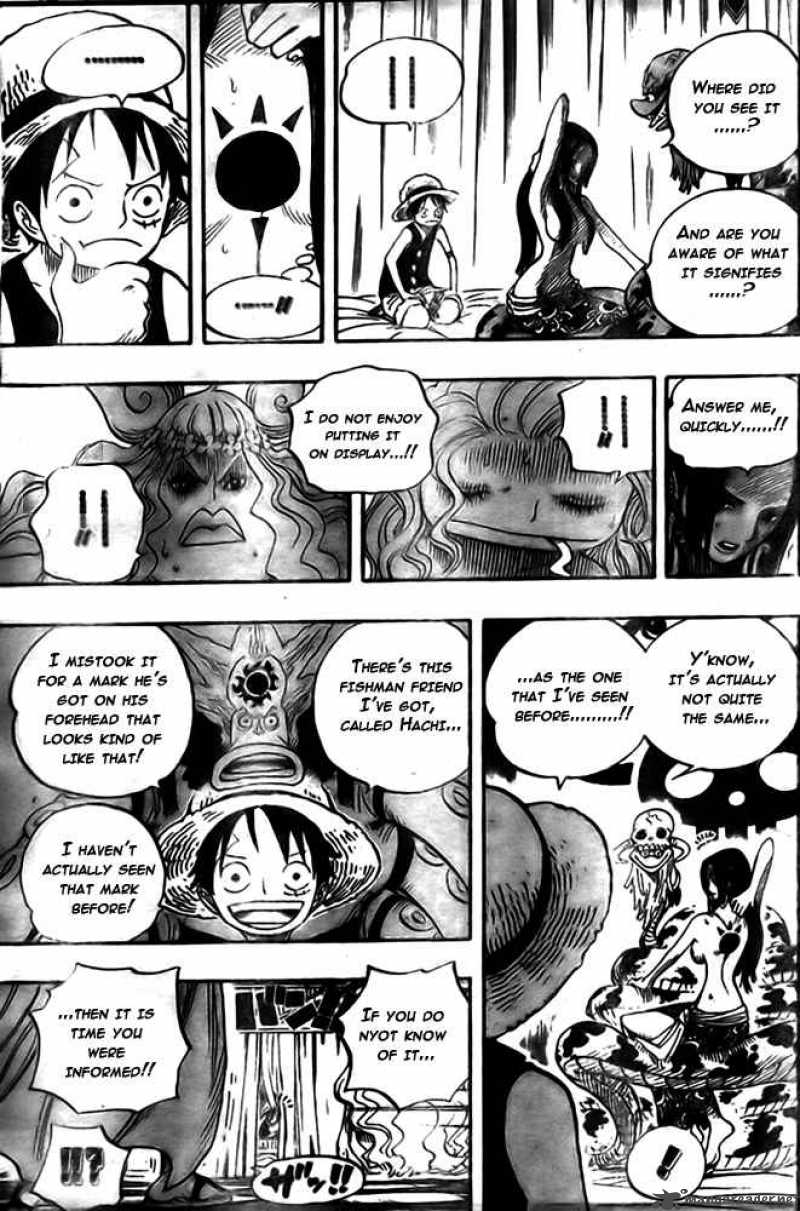 One Piece Manga Chapter 521 page 9 - Hoof of the Celestial Dragon