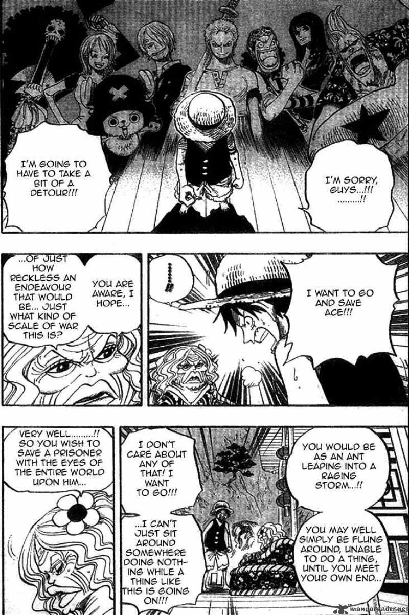 One Piece Manga Chapter 522 page 12 - Fatal Illness