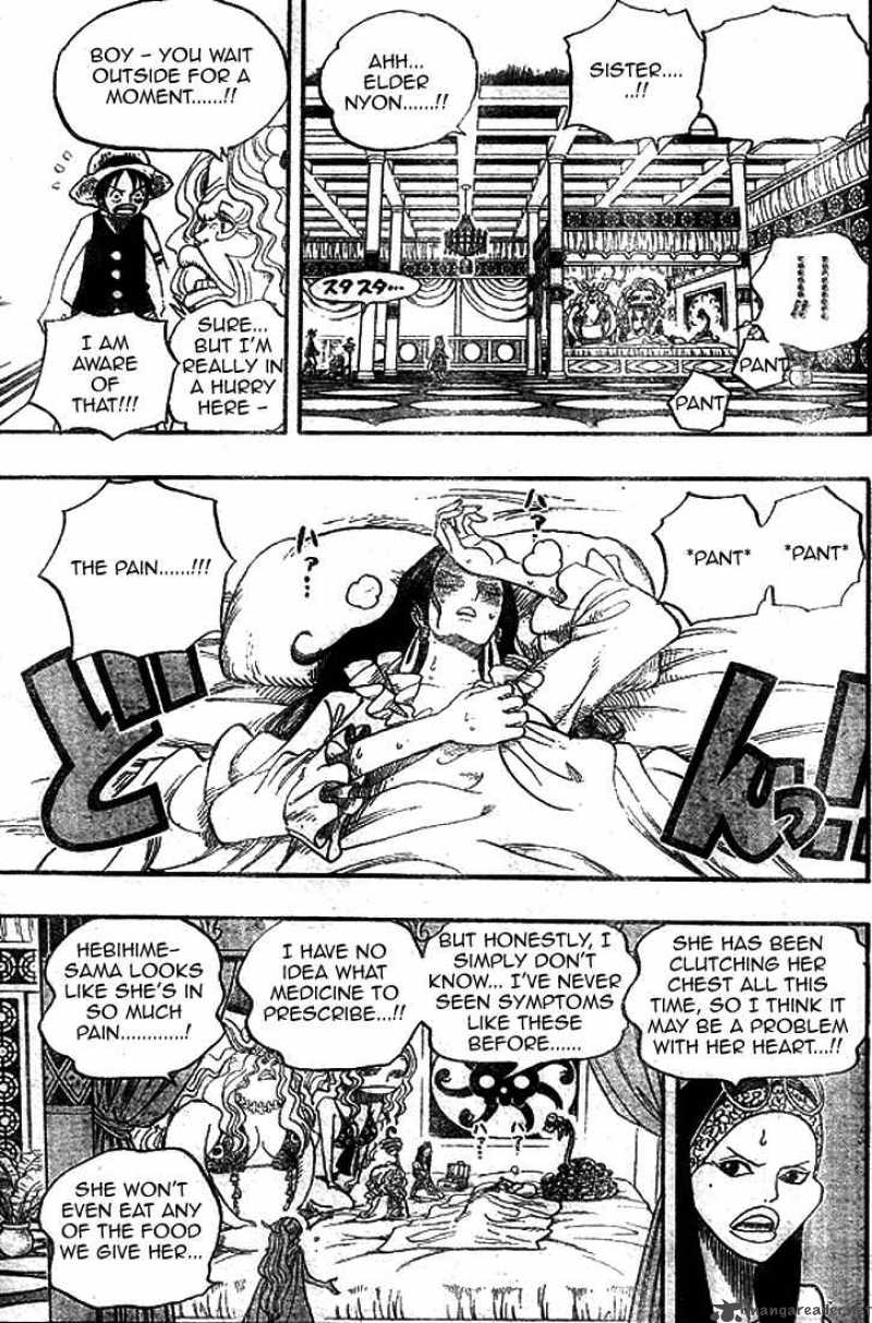 One Piece Manga Chapter 522 page 15 - Fatal Illness