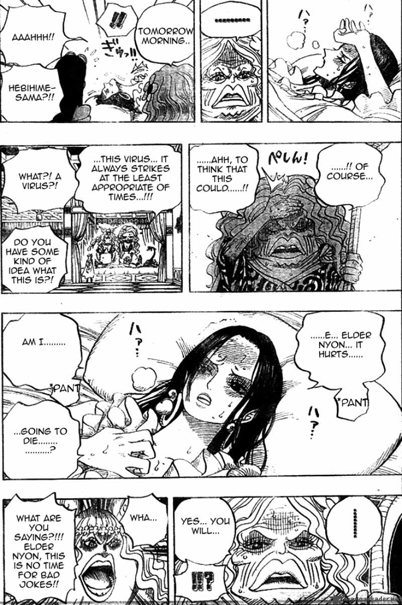 One Piece Manga Chapter 522 page 16 - Fatal Illness