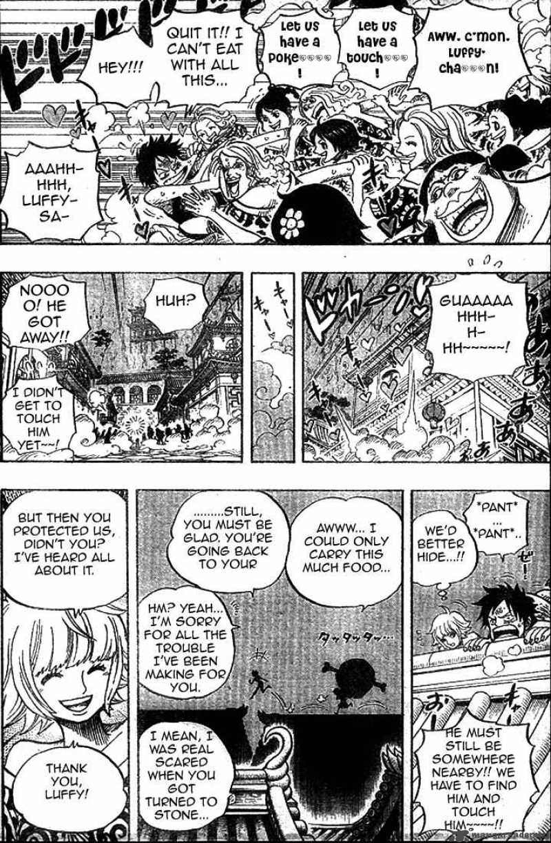 One Piece Manga Chapter 522 page 4 - Fatal Illness