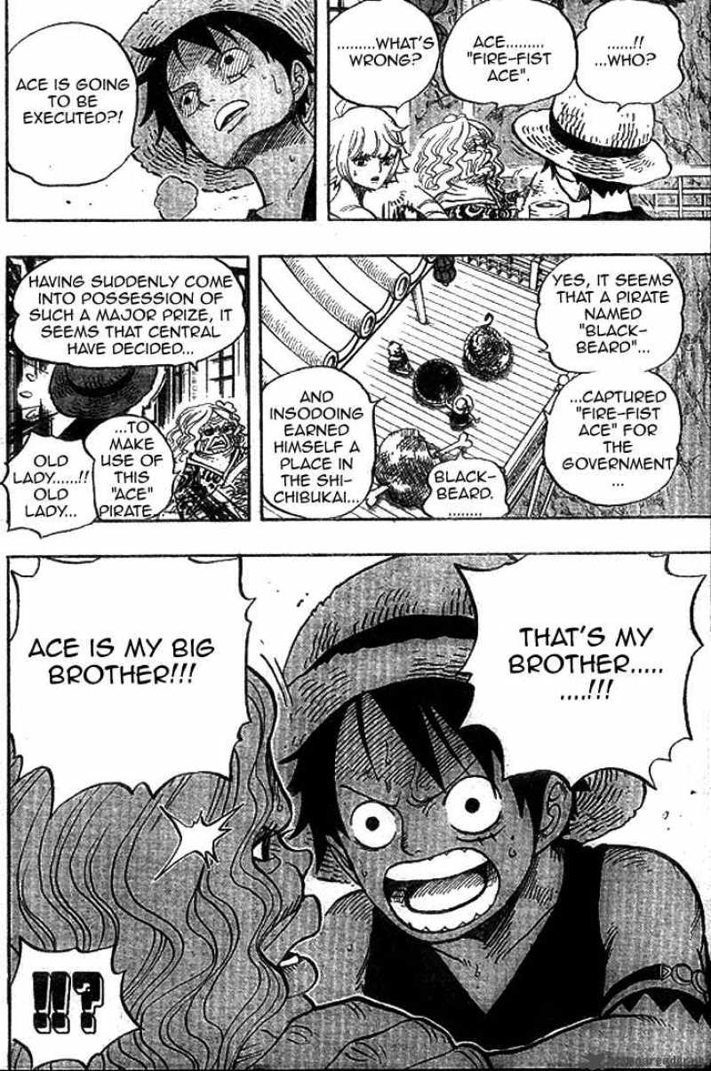 One Piece Manga Chapter 522 page 8 - Fatal Illness