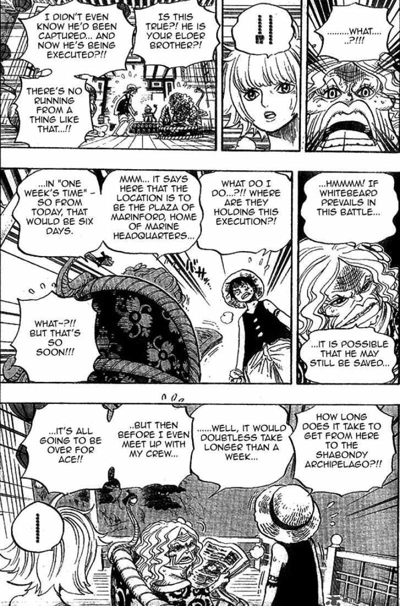 One Piece Manga Chapter 522 page 9 - Fatal Illness