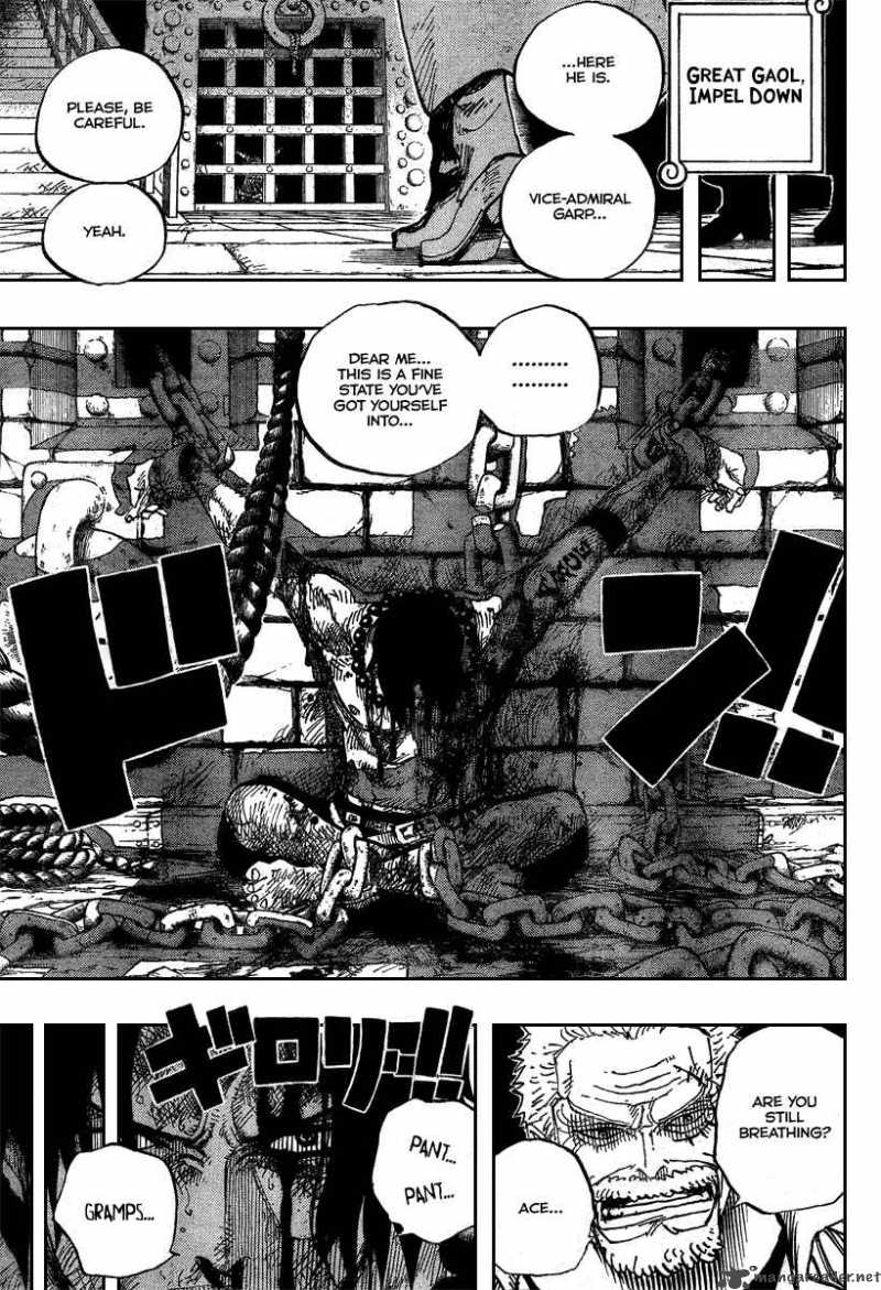 One Piece Manga Chapter 523 page 13 - Hell