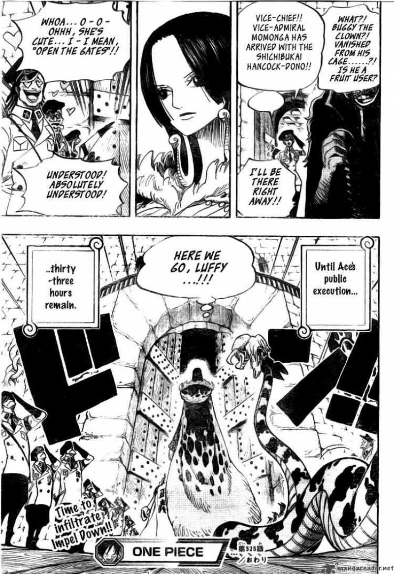 One Piece Manga Chapter 525 page 14 - The Underwater Prison Impel Down