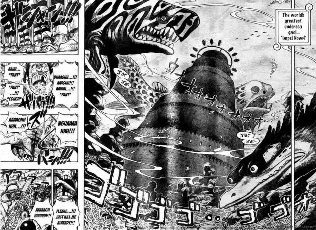 One Piece Manga Chapter 525 page 8 - The Underwater Prison Impel Down