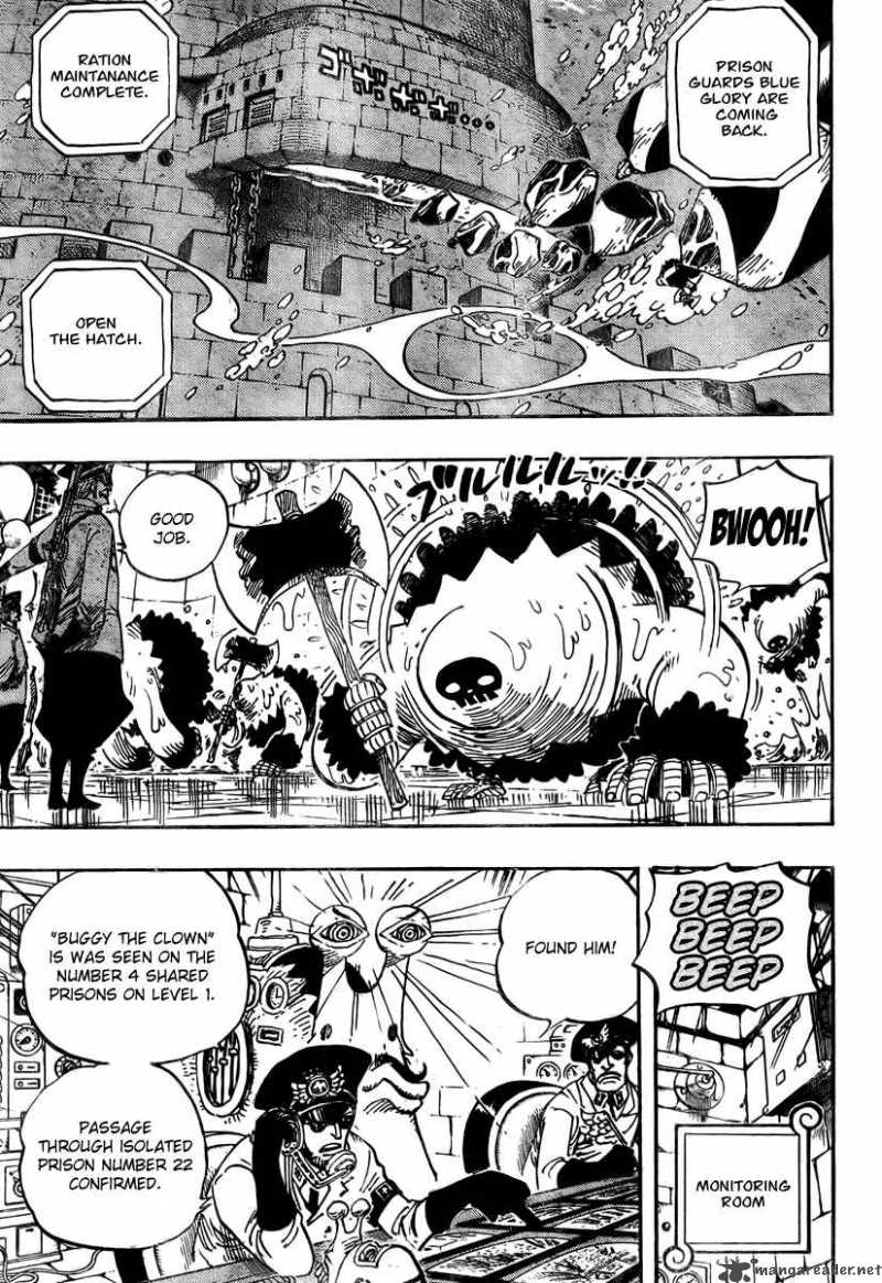 One Piece Manga Chapter 526 page 12 - Adventure in the Great Prison