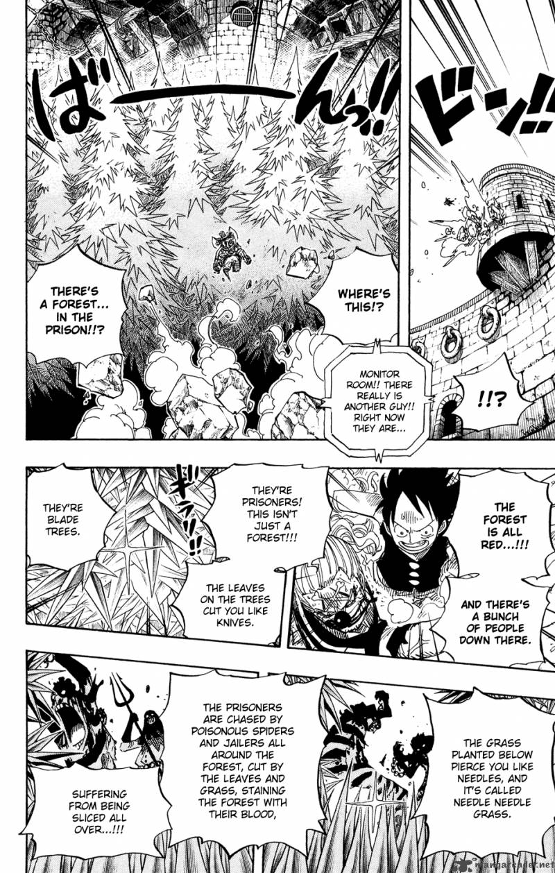 One Piece Manga Chapter 527 page 14 - Level 1 Crimson Hell