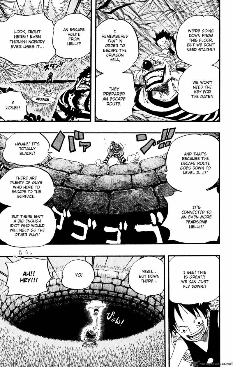 One Piece Manga Chapter 527 page 17 - Level 1 Crimson Hell