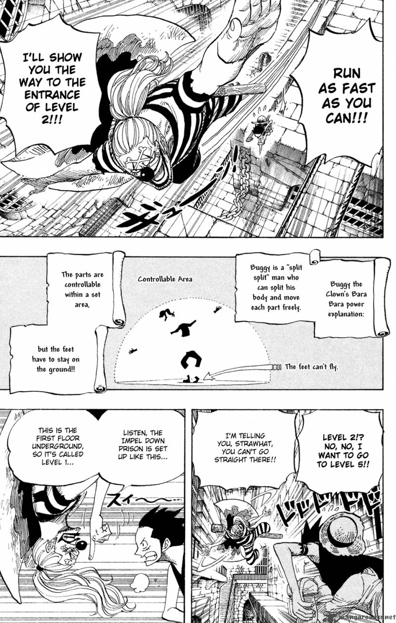 One Piece Manga Chapter 527 page 9 - Level 1 Crimson Hell