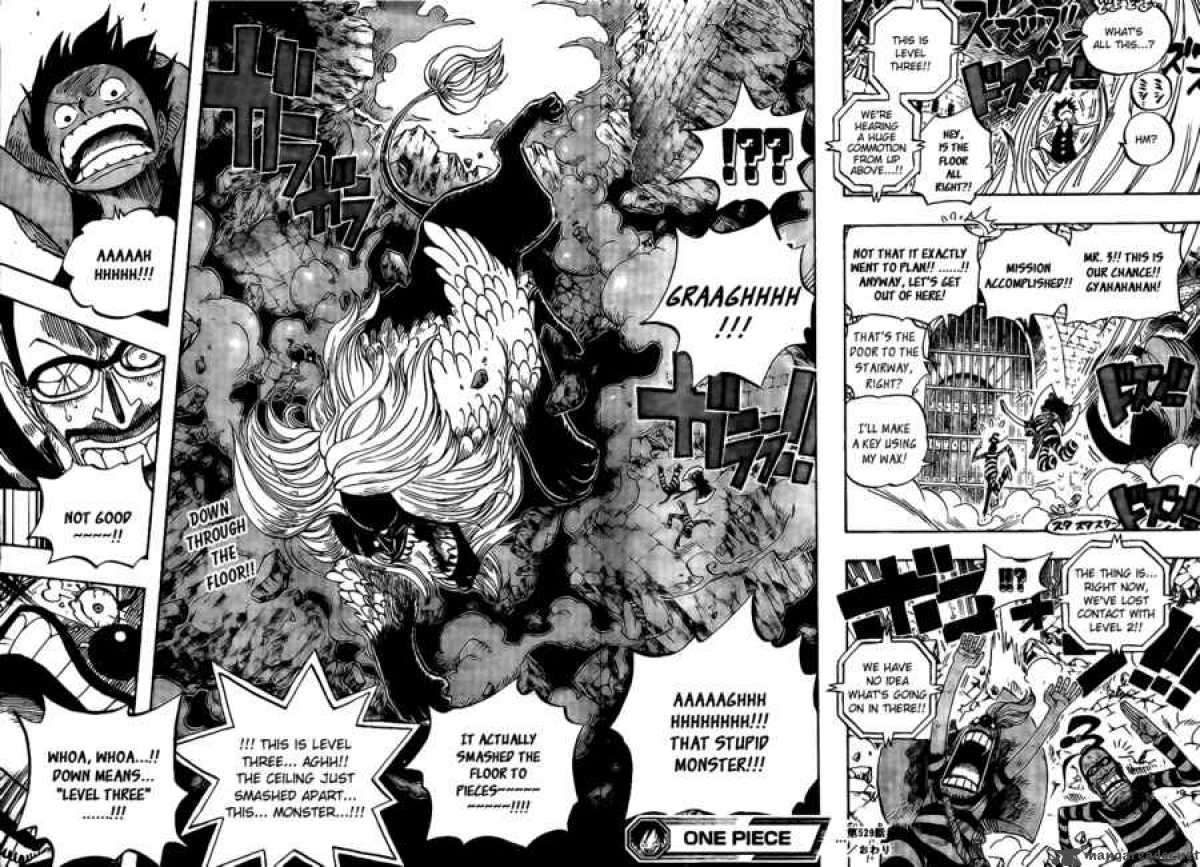 One Piece Manga Chapter 529 page 16 - Level 2 Wild Beast Hell