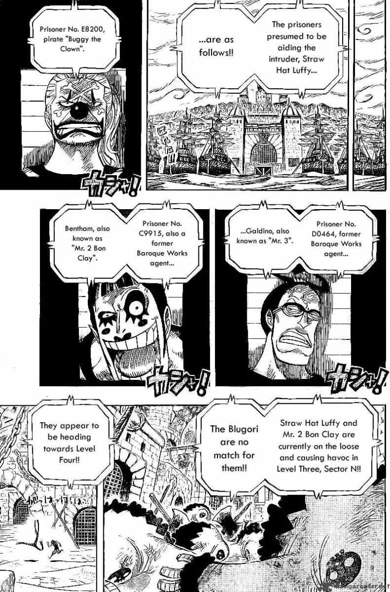 One Piece Manga Chapter 532 page 2 - Jailer Beast Minotaurus
