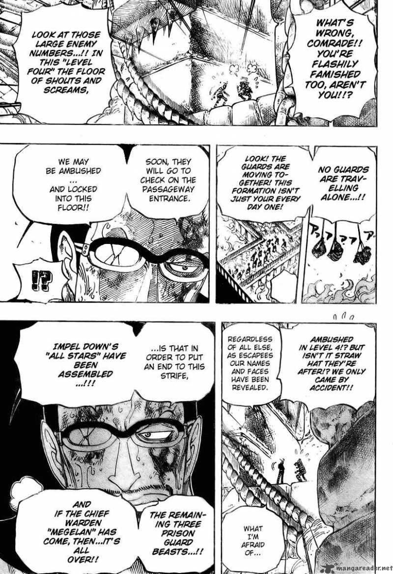 One Piece Manga Chapter 533 page 15 - Level 4 Inferno Hell