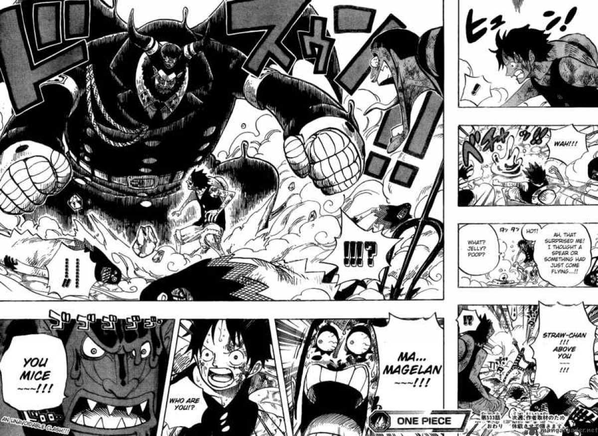 One Piece Manga Chapter 533 page 16 - Level 4 Inferno Hell