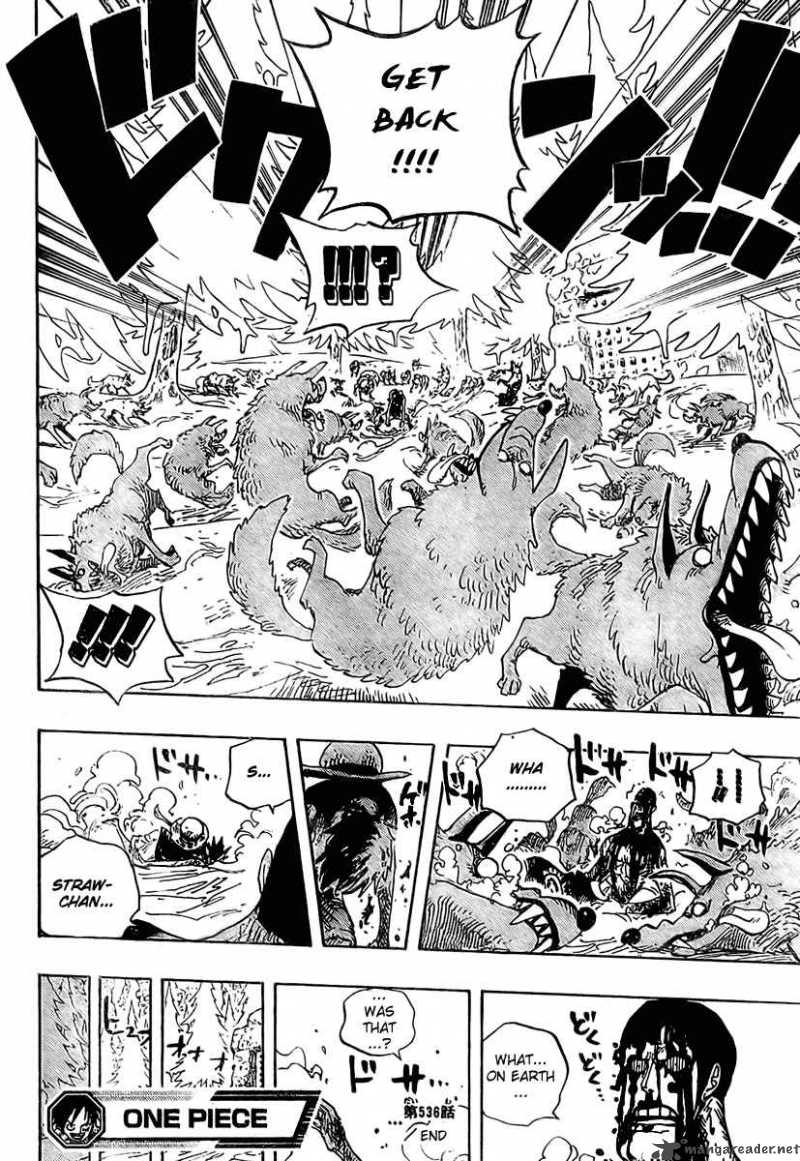One Piece Manga Chapter 536 page 18 - Level 5 Frozen Hell