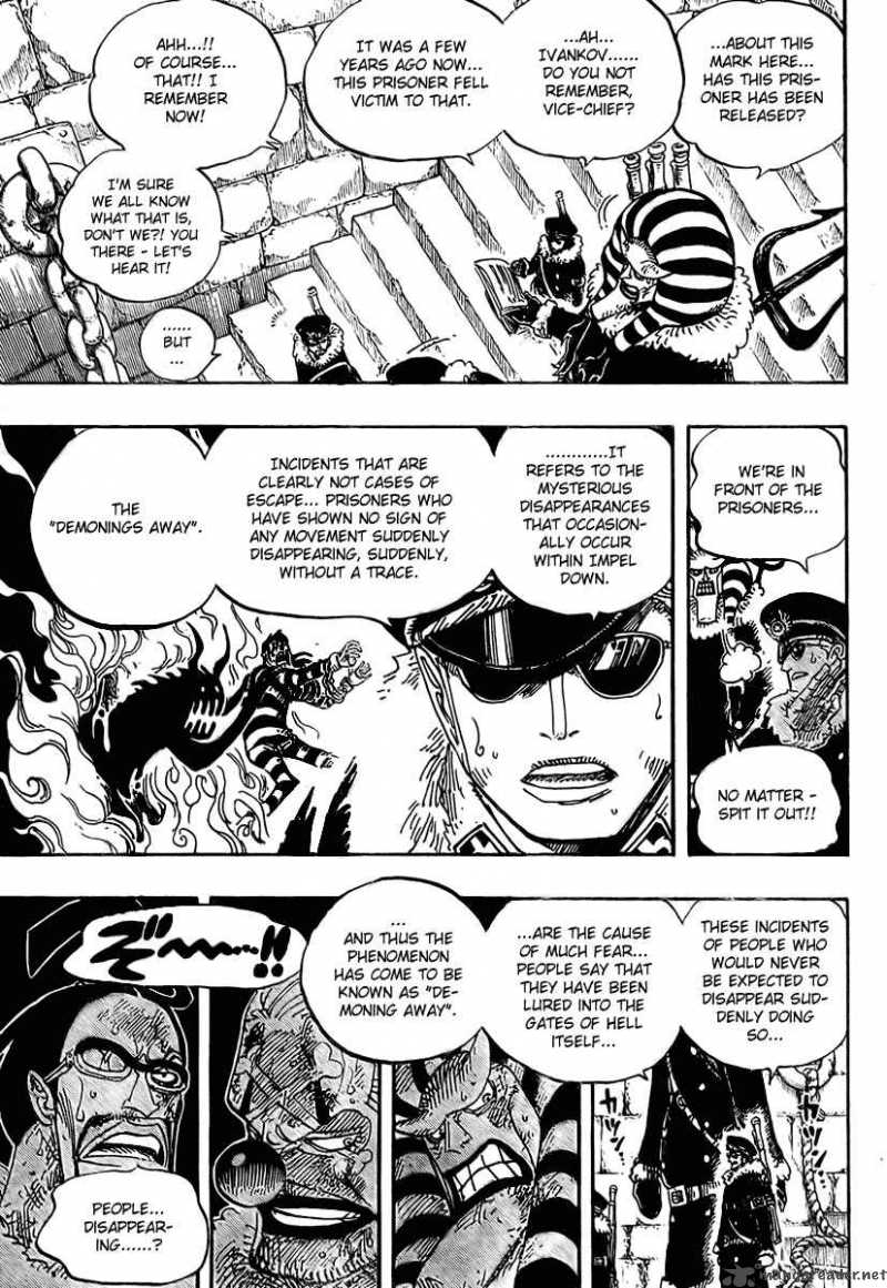 One Piece Manga Chapter 536 page 5 - Level 5 Frozen Hell