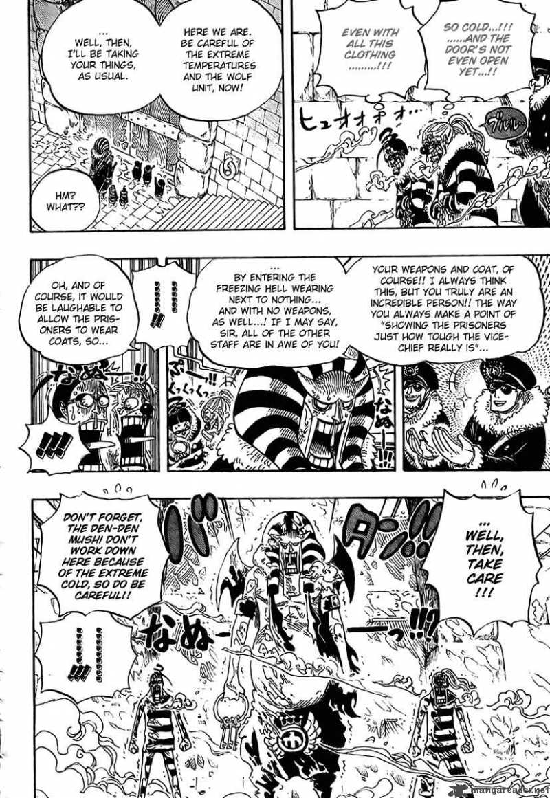 One Piece Manga Chapter 536 page 6 - Level 5 Frozen Hell