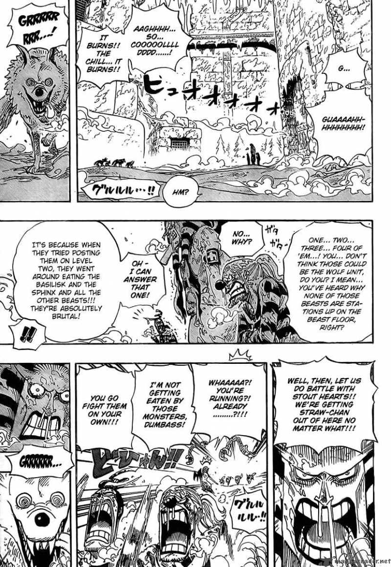 One Piece Manga Chapter 536 page 7 - Level 5 Frozen Hell