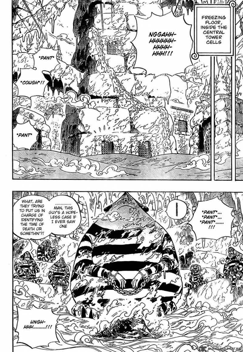 One Piece Manga Chapter 536 page 8 - Level 5 Frozen Hell