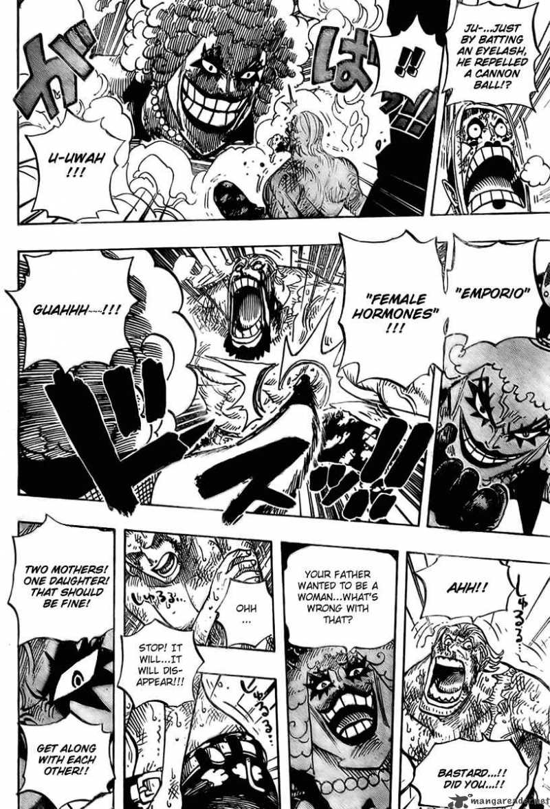 One Piece Manga Chapter 537 page 14 - Okama in Hell