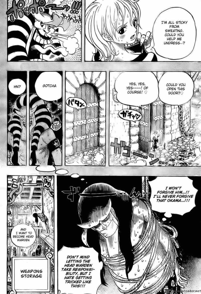One Piece Manga Chapter 537 page 4 - Okama in Hell