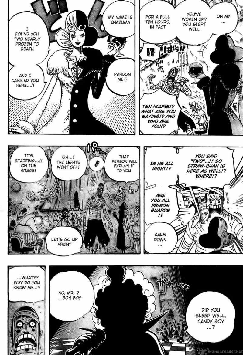 One Piece Manga Chapter 537 page 7 - Okama in Hell