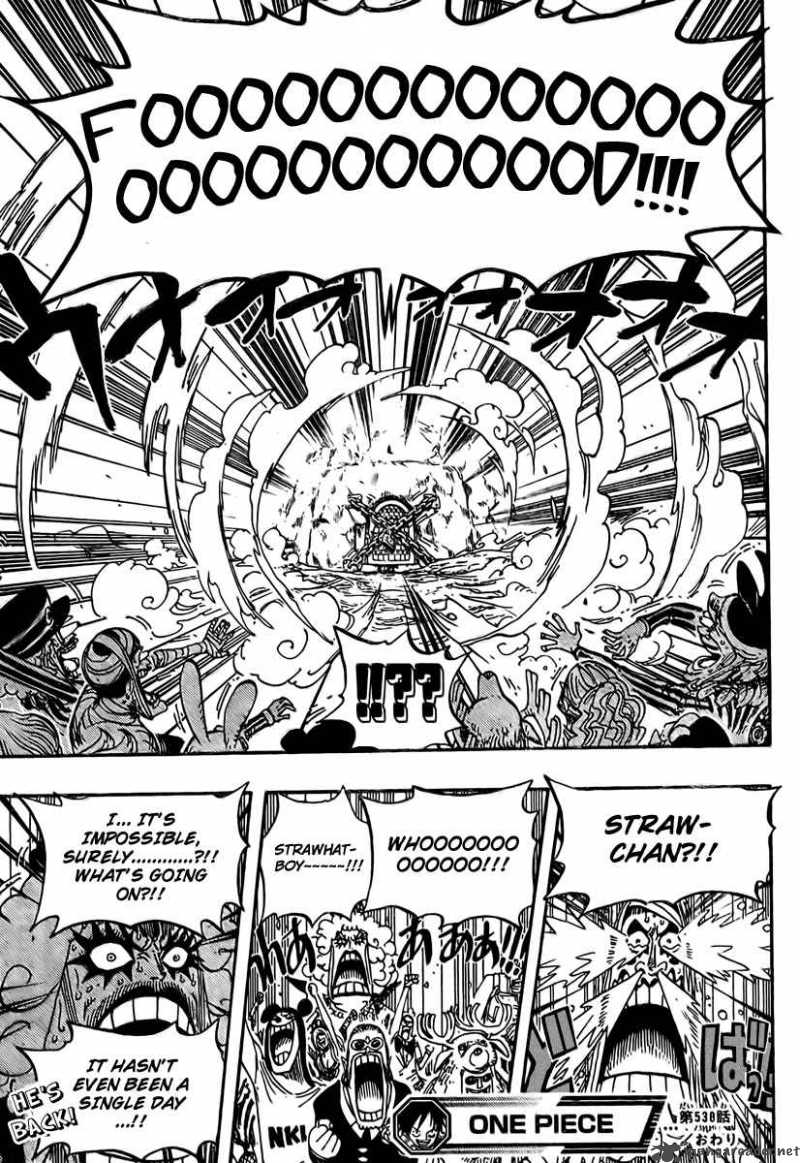 One Piece Manga Chapter 538 page 19 - Level 5.5 Newkama Land