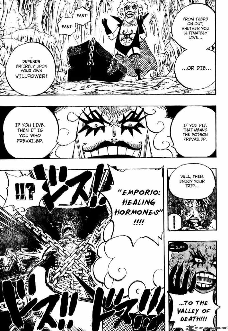 One Piece Manga Chapter 538 page 3 - Level 5.5 Newkama Land