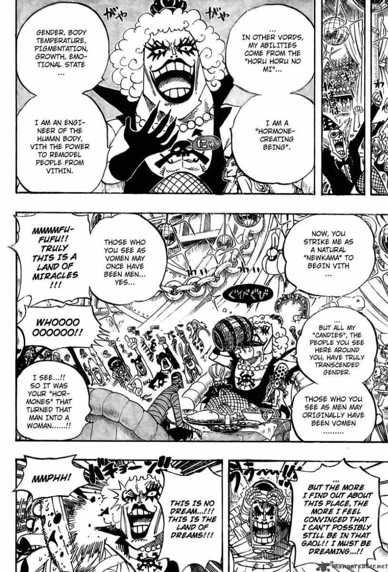 One Piece Manga Chapter 538 page 8 - Level 5.5 Newkama Land