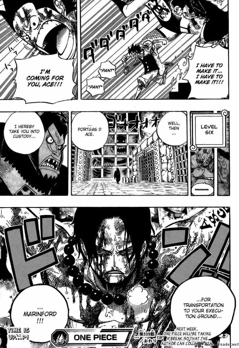 One Piece Manga Chapter 539 page 18 - Emporio Tension Hormone