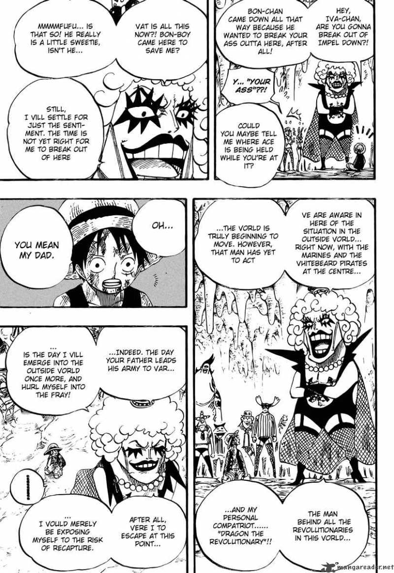 One Piece Manga Chapter 539 page 8 - Emporio Tension Hormone