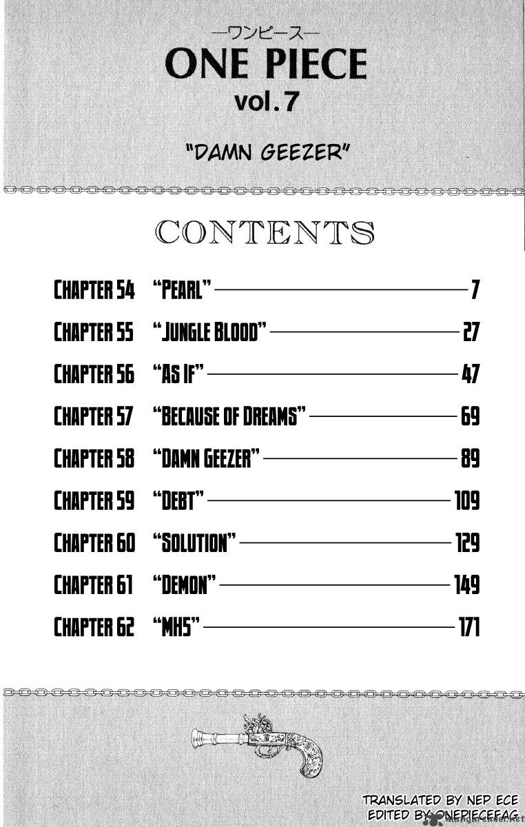 One Piece Manga Chapter 54 page 6 - Pearl-san