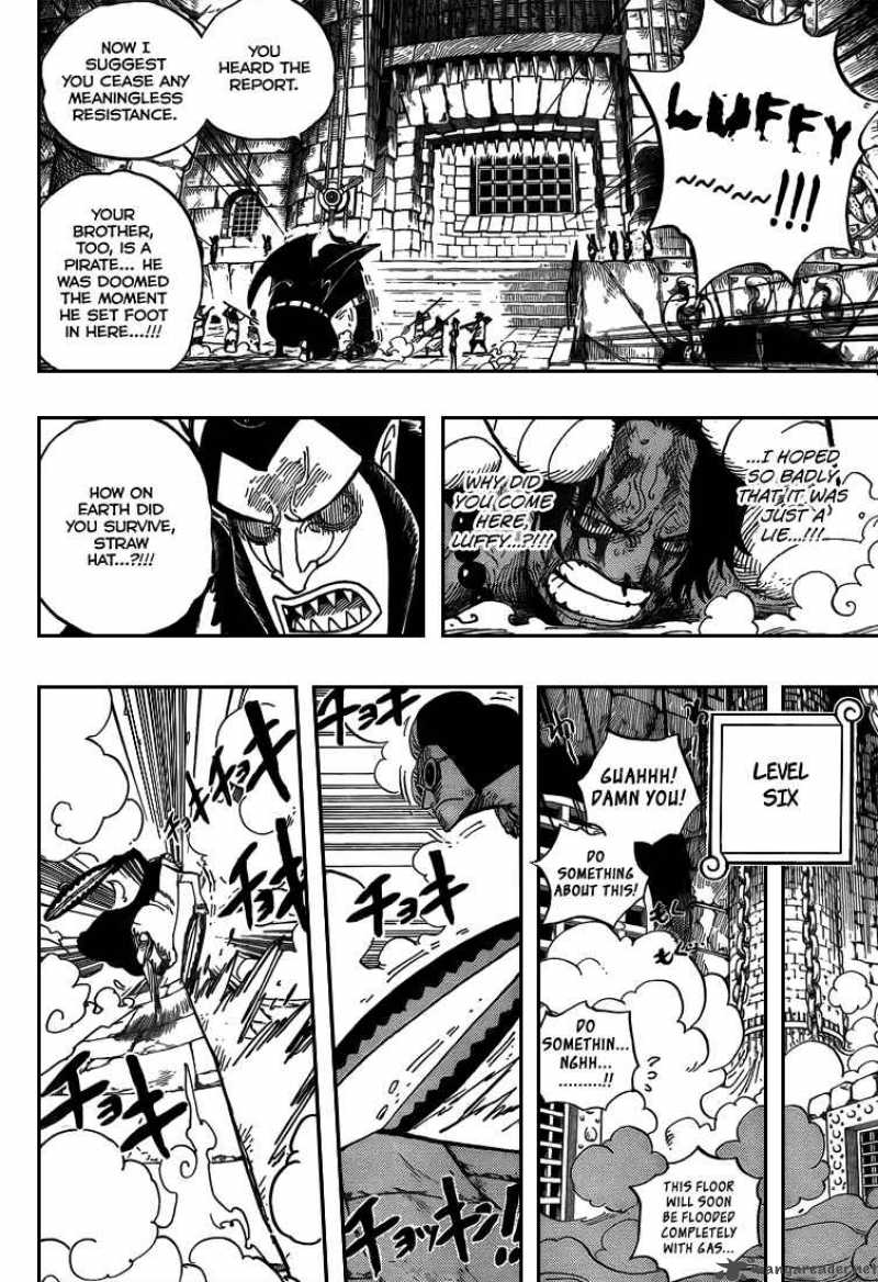 One Piece Manga Chapter 540 page 9 - Level 6 Eternal Hell