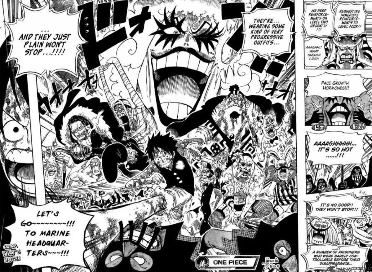 One Piece Manga Chapter 541 page 17 - The Likes of Which It Has Never Seen